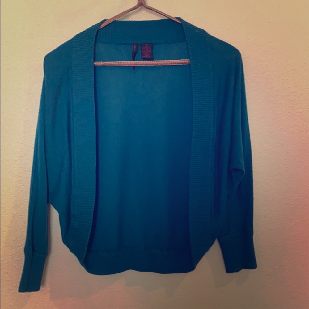 Teal Cardigan